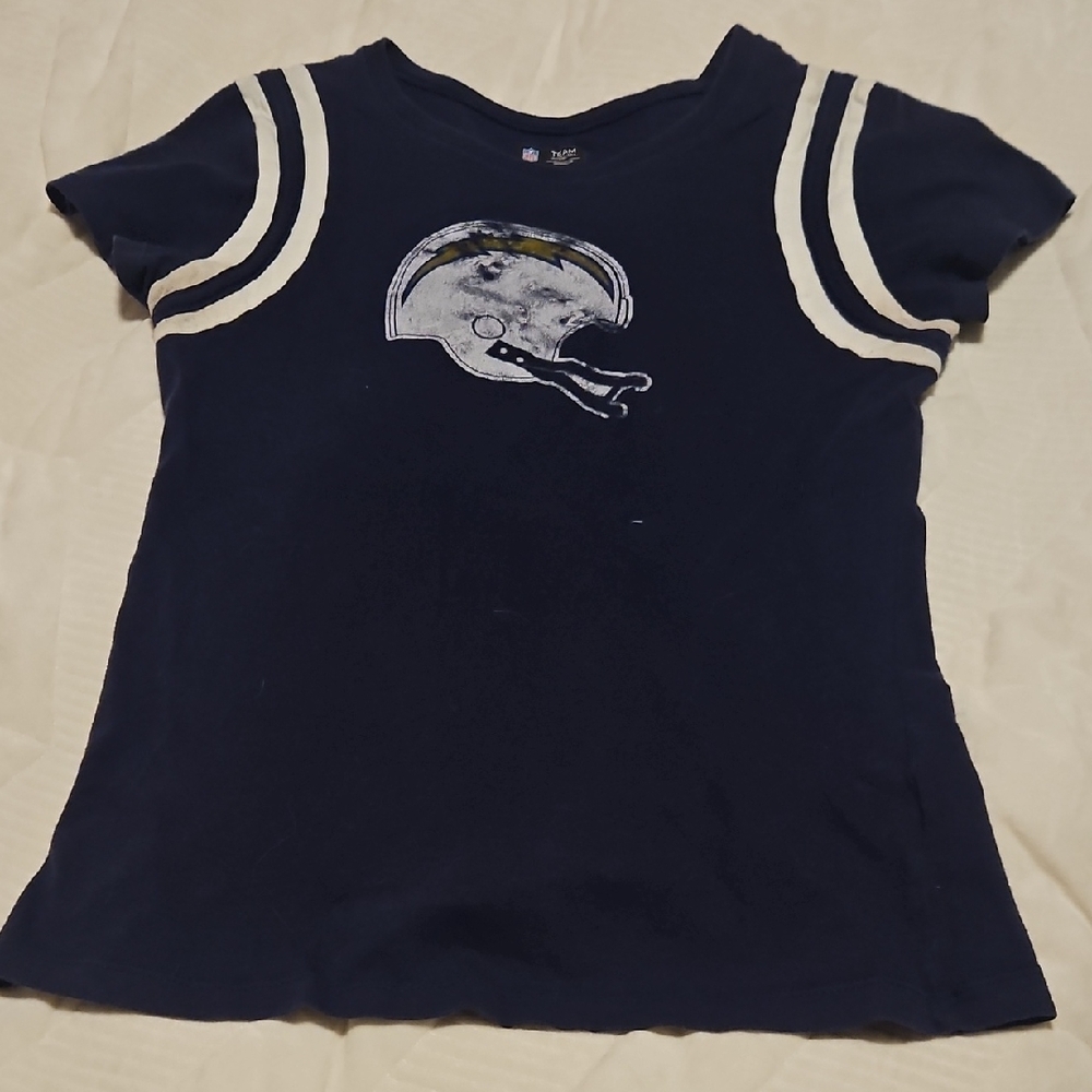 Chargers Football Helmet Tee